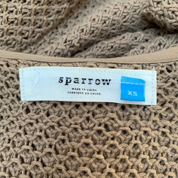 Anthropologie Brown Sparrow Sweater - Picture 5 of 6